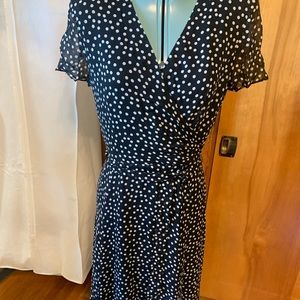 Talbots polka dot dress